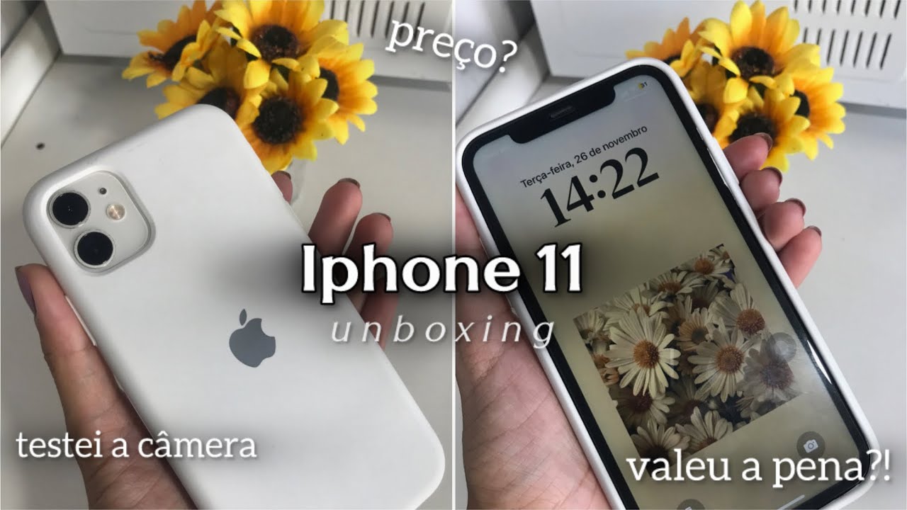 MEU CELULAR NOVO 📲🌻 -  IPHONE 11