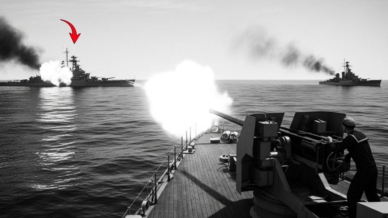 PT estadounidenses con Bofors 40 mm destruyeron un convoy japonés
