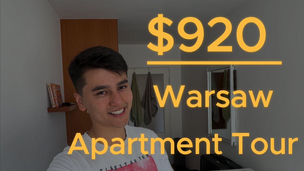 What $920 a month gets you in Warsaw, Poland - Apartment Tour | 2024