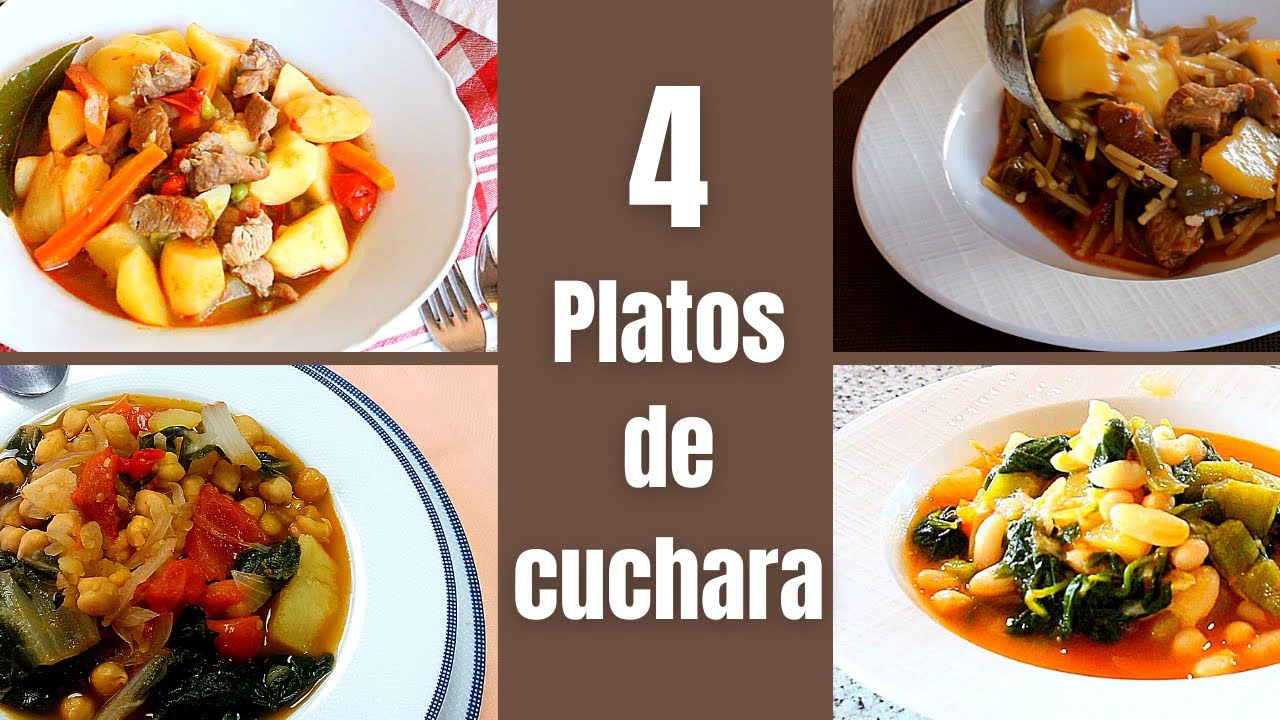 Platos de Cuchara Saludables, Completos, Fáciles y Rápidos