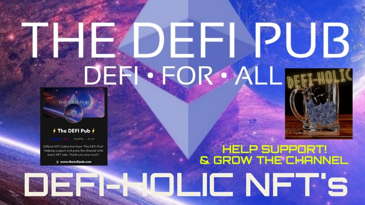 NEW DEFI-HOLIC NFT's FOR SALE!!! Help Support & Grow The Pub ⚡️