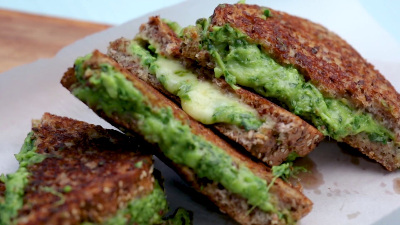 Avocado grilled cheese