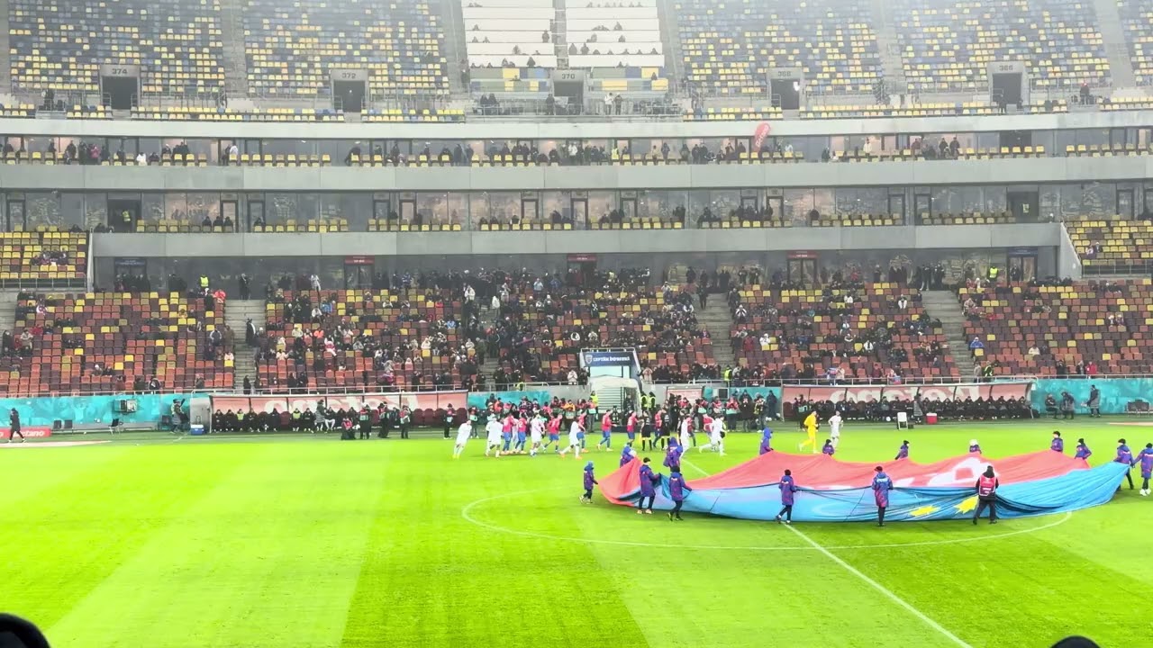 FCSB 1 - 4 CFR Cluj Echipele intra pe teren ! #fcsb #steaua