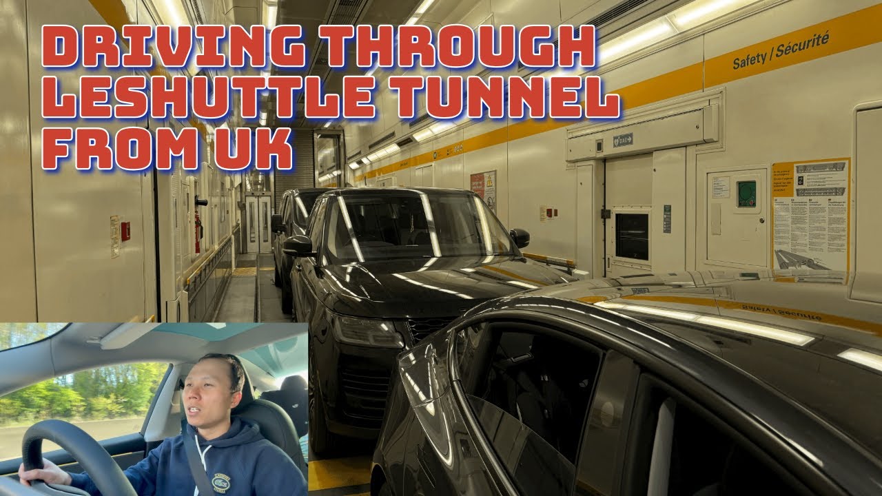 Driving from London to France for the First Time 🇬🇧🚗🇫🇷 | LeShuttle Tunnel Experience & Travel Tips!