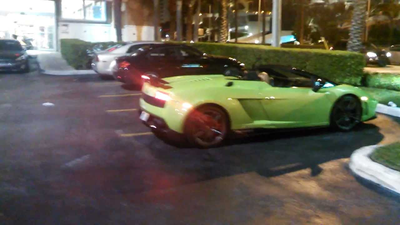 Exotic cars in Miami Beach!