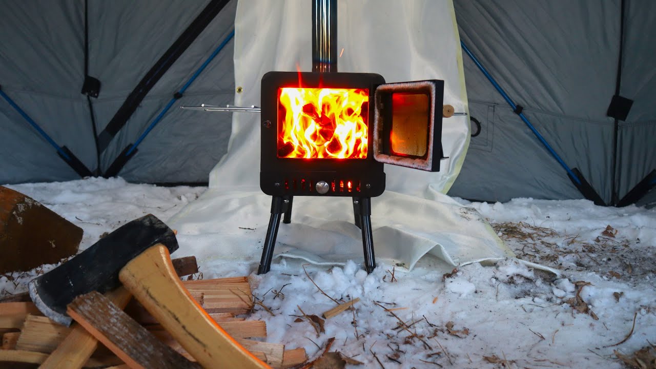 Палатка-трансформер Otter HOT -45 TEMP Потрясающая печь-камин!