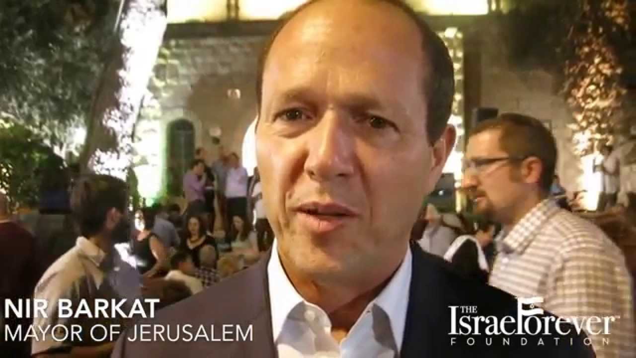 Mayor of Jerusalem, Nir Barkat, at Open House Jerusalem
