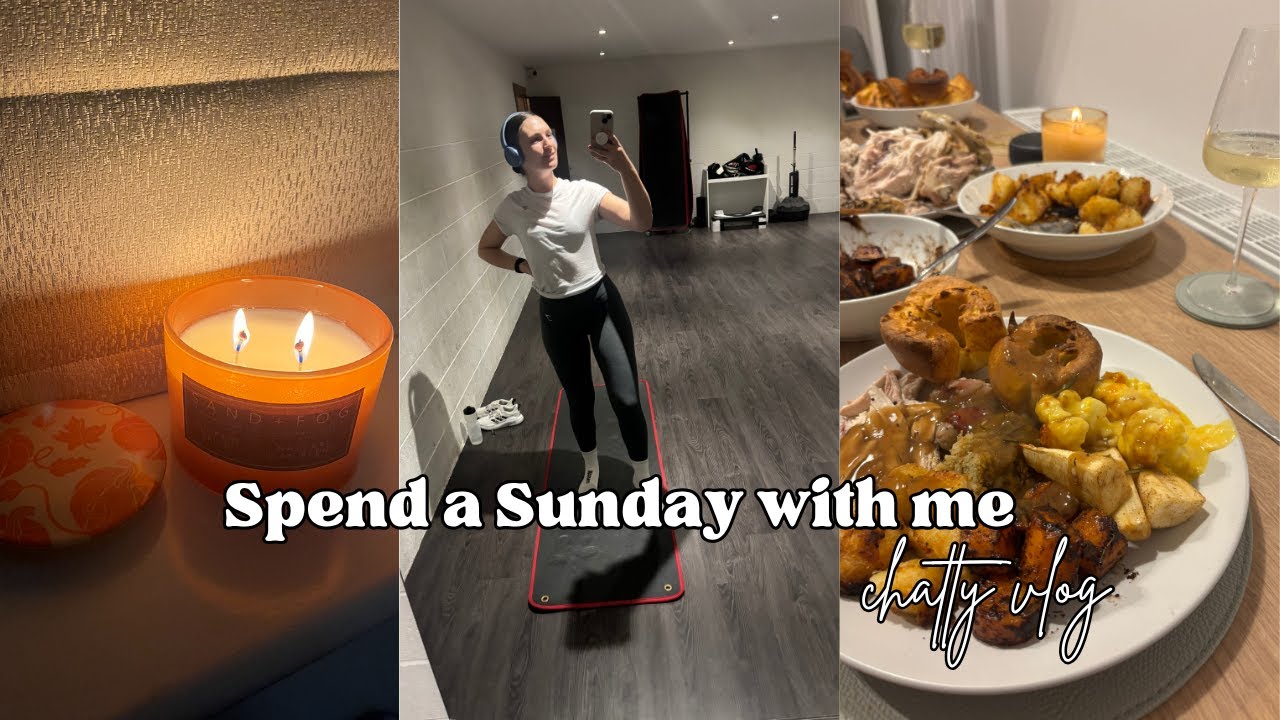 Chatty Sunday Vlog | Gym, Wavy hair routine, Sunday roast