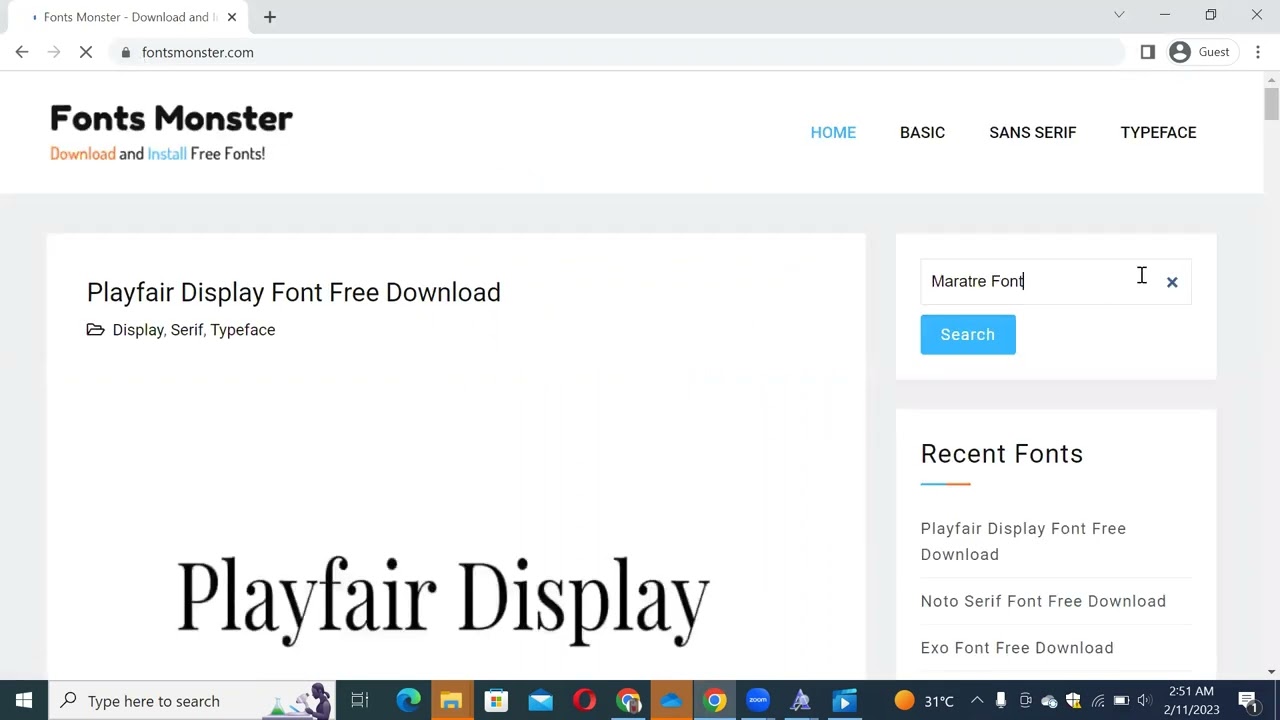 How to Download and Install Maratre Font Free Download in Adobe Photoshop