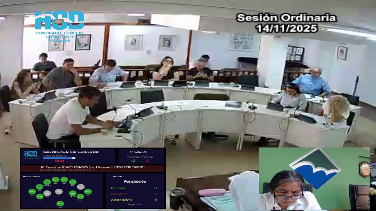 Sesión Ordinaria 14/11/2025