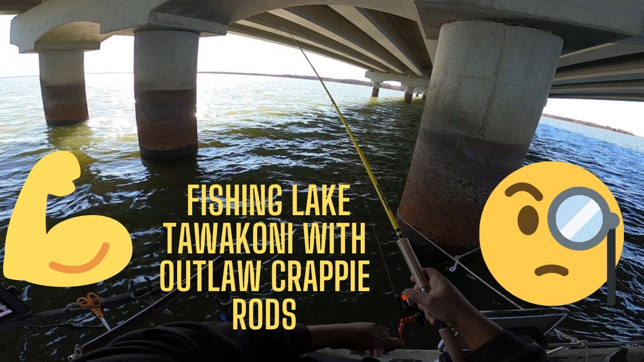 Fishing Lake Tawakoni with Outlaw Crappie Rods!!
