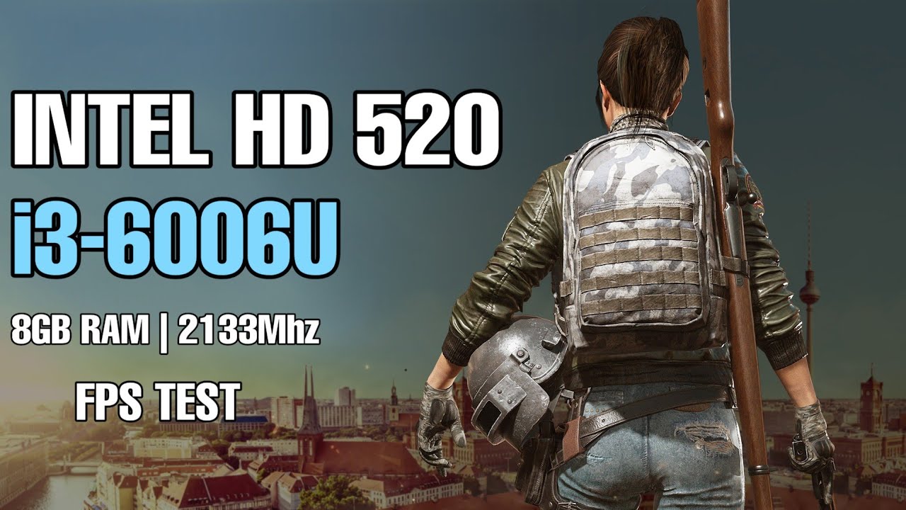 PUBG PC LITE on i3 6006U ,8gb ram ,INTEL HD 520 ,Fps Test
