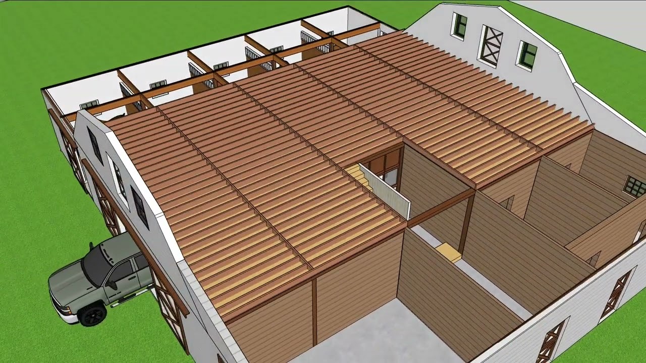 BARN ADDITION 3D ANIMATION, BOLTON MA