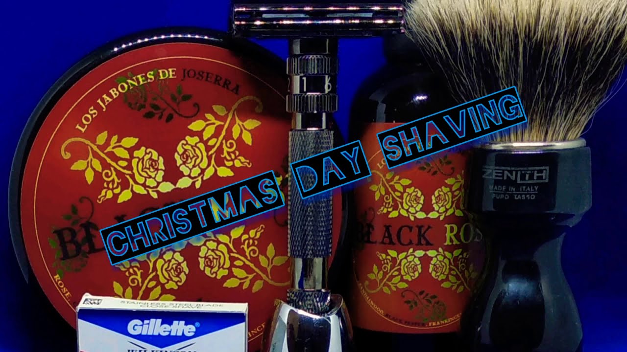 Christmas Day Shaving (Rockwell Model T, Zenith Manchurian, Los Jabones de Joserra Black Rose)