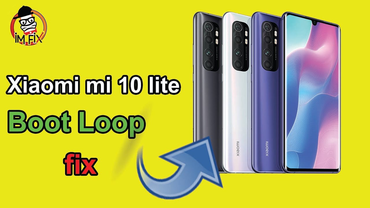 Xiaomi красный mi note 10 lite загрузочный цикл исправление. сброс на logo.hang логотип
