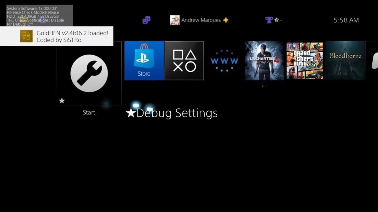 PS4 Jailbreak How To Spoof To Jailbreak 13.00 GoldHen