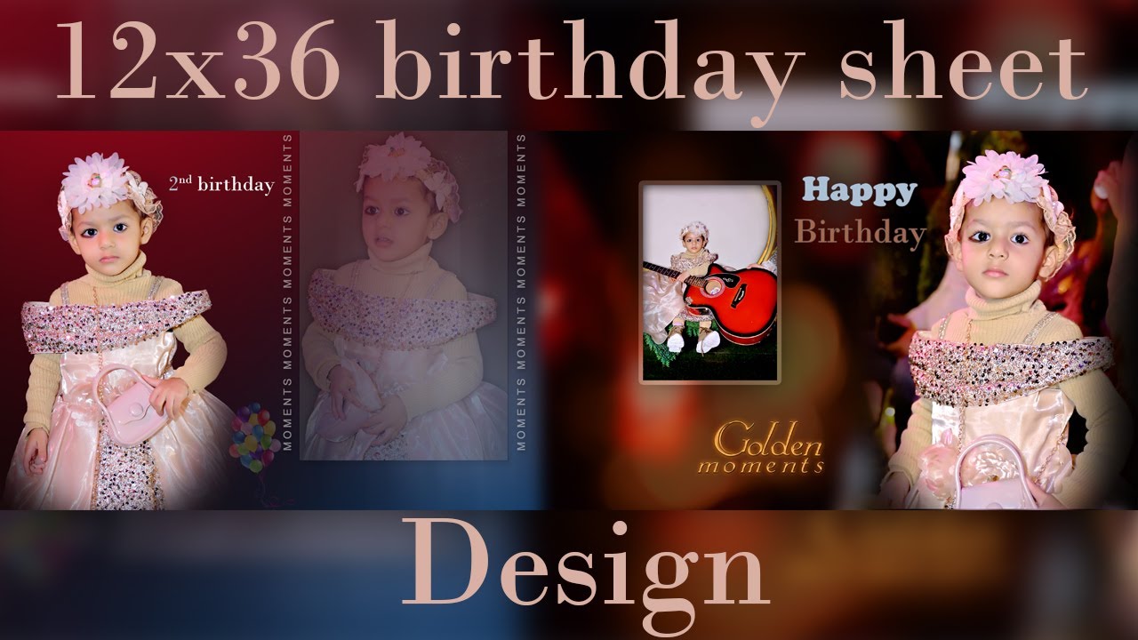 new birthday sheet design...