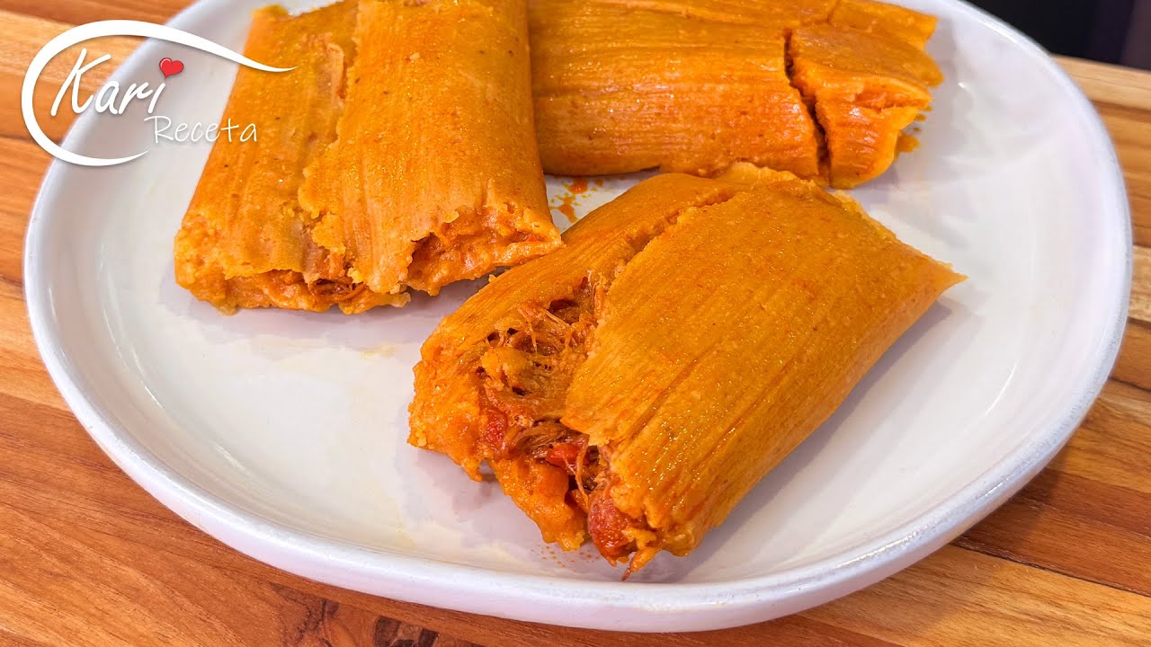 Cómo hacer los mejores Tamales Rojos de Puerco con Chile Colorado Receta Facil