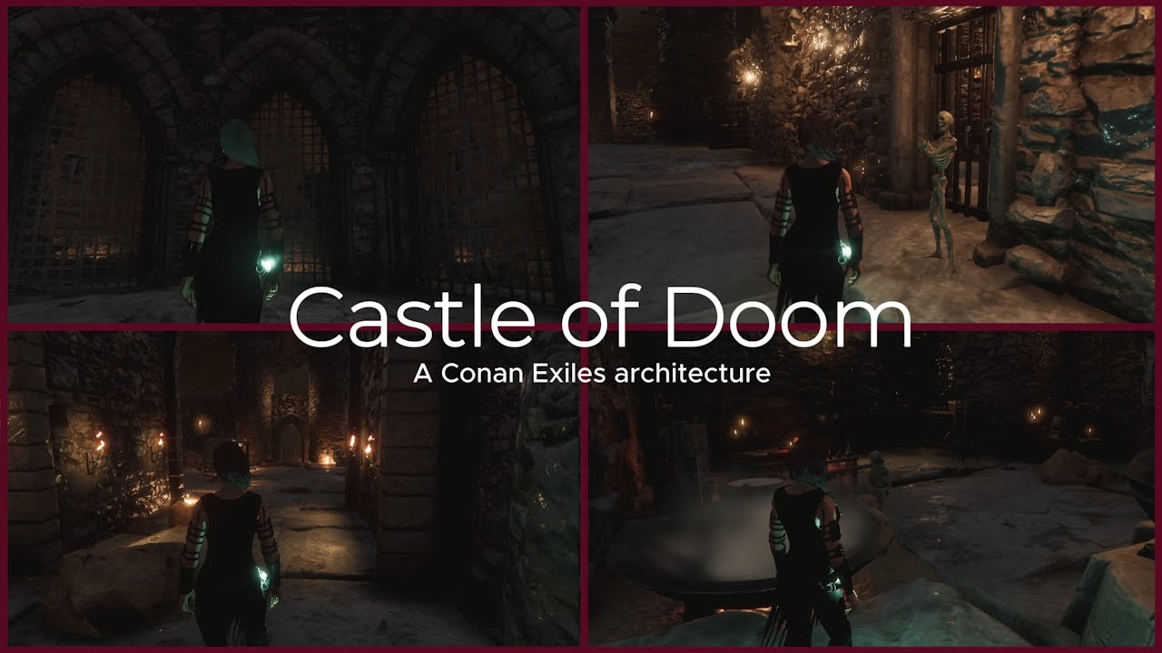 Castle of Doom - A Conan Exiles Building - A morbid masterpiece