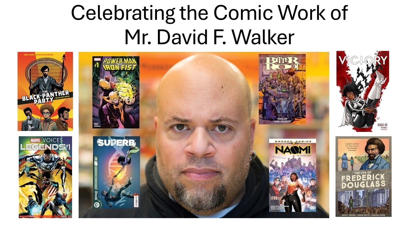 Celebrating the Comic Work of Mr. David F. Walker @ ISU, February 22 2024