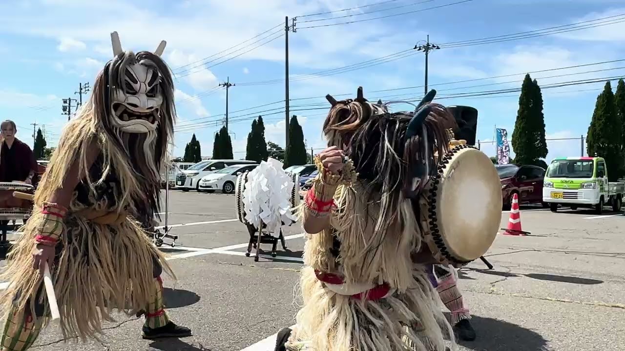 JA秋田しんせい　秋の大展示会　Akita和太鼓パフォーマンスユニット音打屋〜OTODAYA なまはげ太鼓