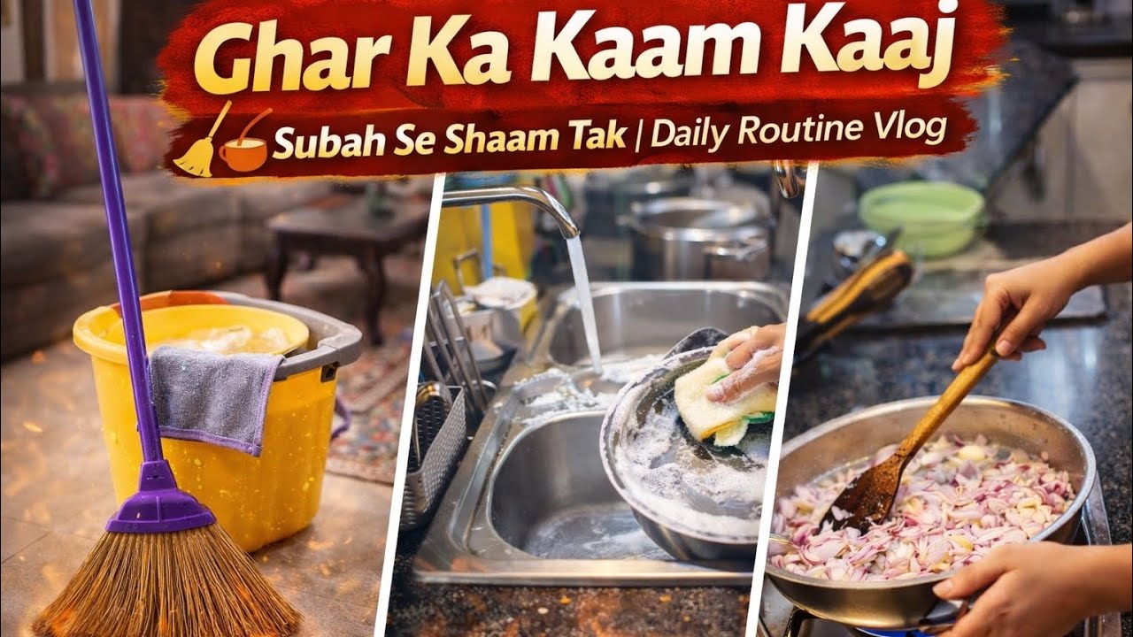 &ldquo;Mera Rozana Ghar Ka Routine | Subah Se Shaam Tak Ghar Ke Kaam&rdquo;