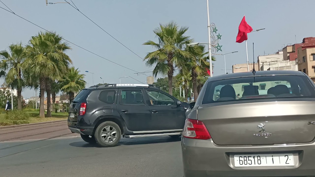 أقواس سلا مرورا من باب الخميس بسلا طريق مطار الرباط سلا