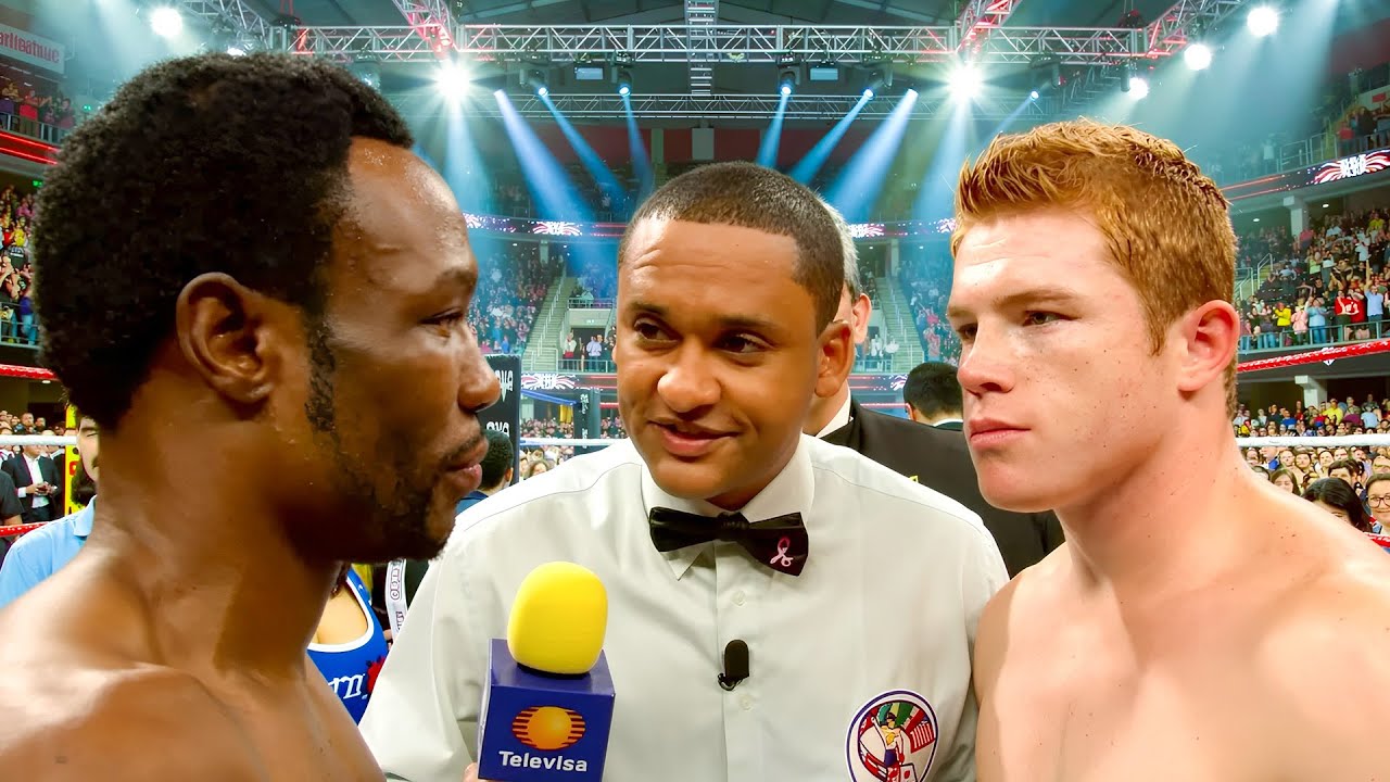 Боксерский поединок Сауль Альварес против Лавмора Нду | Обзор боя в HD качестве