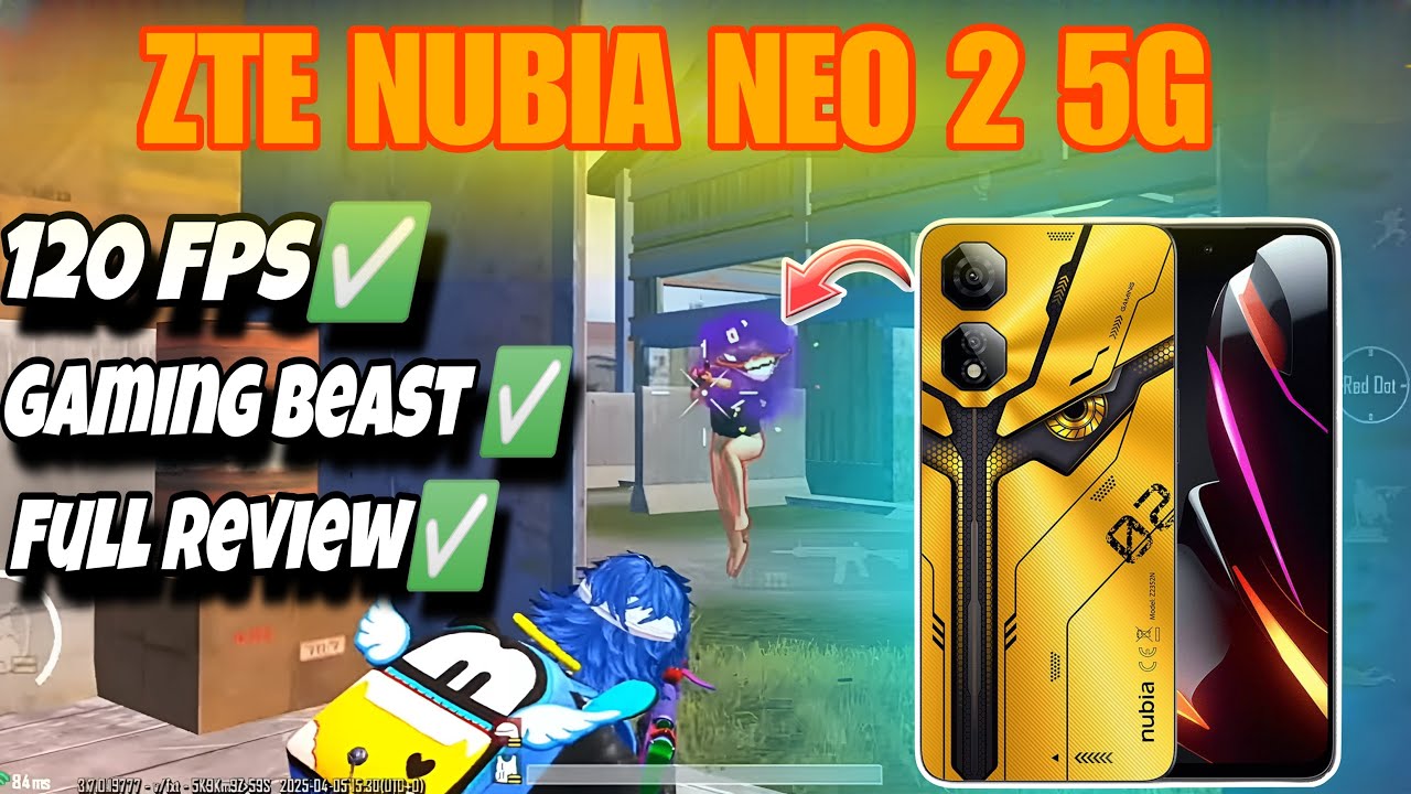 Zte nubia neo 2 pubg test 🔥❤️2026 | price ?|battery | ZTE Nubia neo 2 full reviwe|120fps.