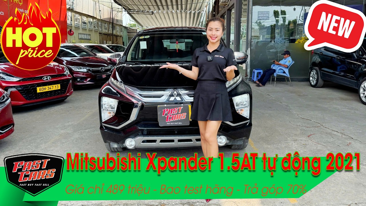 Xe 7 chỗ giá rẻ 🔥 Mitsubishi Xpander 1.5AT tự động 2021, nhập Indonesia. Đi 68.000 km, trả góp 70%