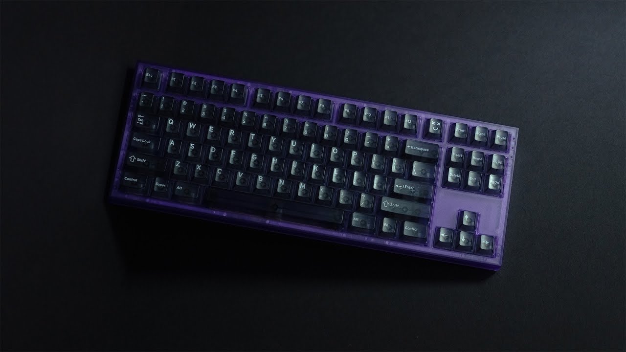 NK87 Entry Edition Sound Test [Everglide Aqua King Switches]