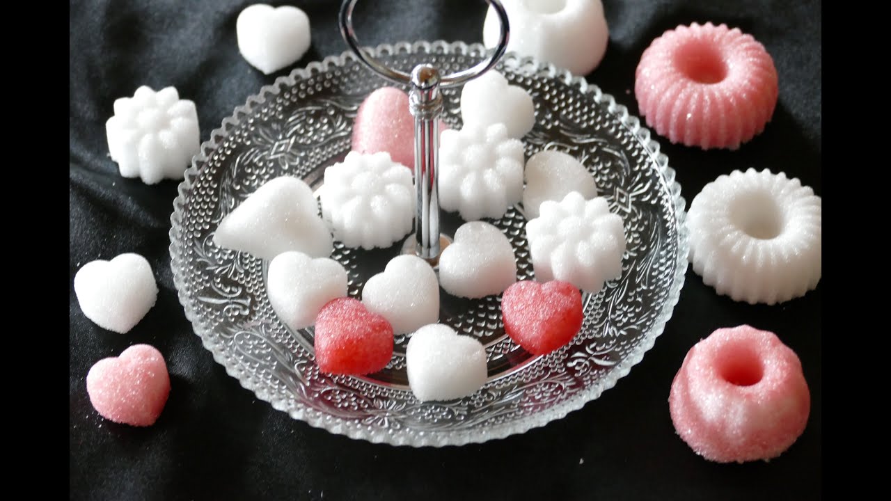 Zuckersüße Geschenkideen – Zucker in Form – Sweet Gift Ideas –  Making sugar chunks in molds