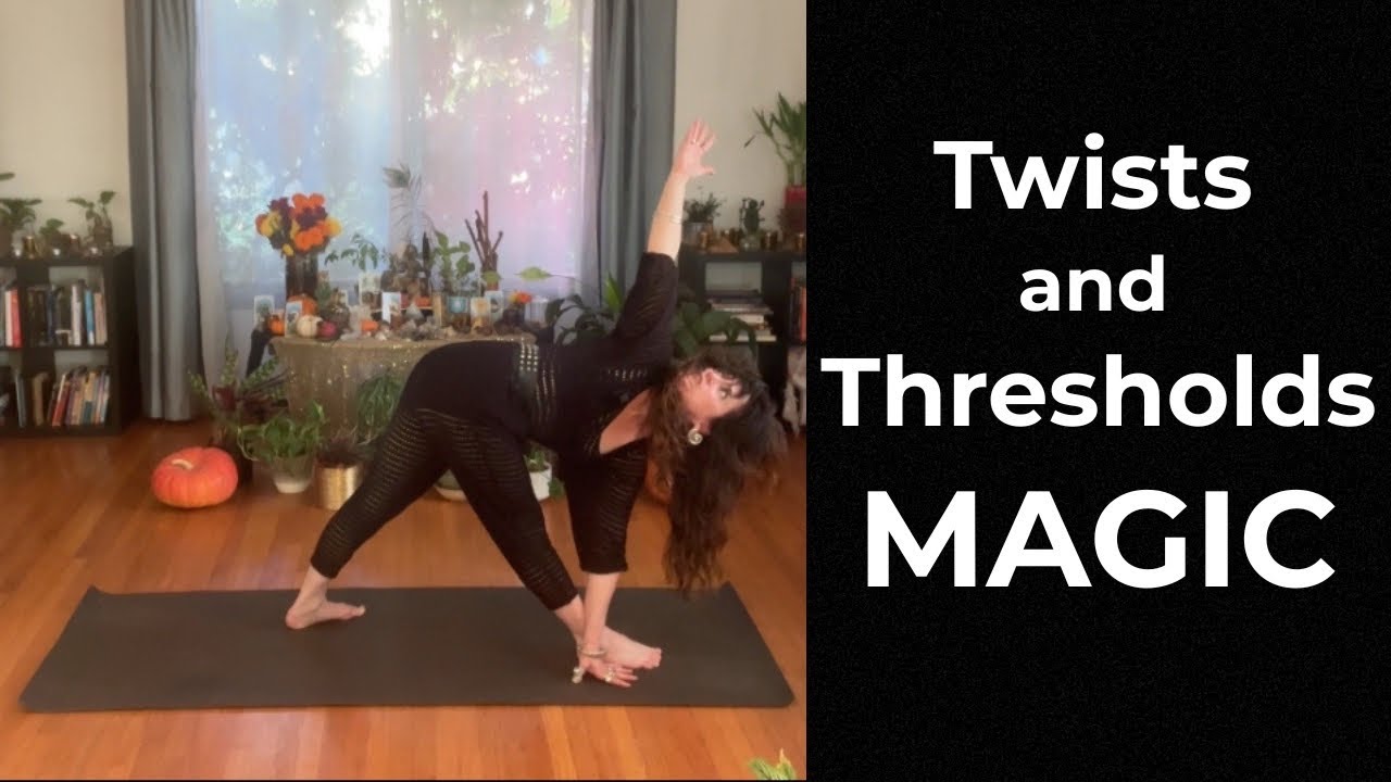 Yoga Ritual at the Threshold with Hecate: Slow Flow, Deep Breaths, Twists, Forward-Bends