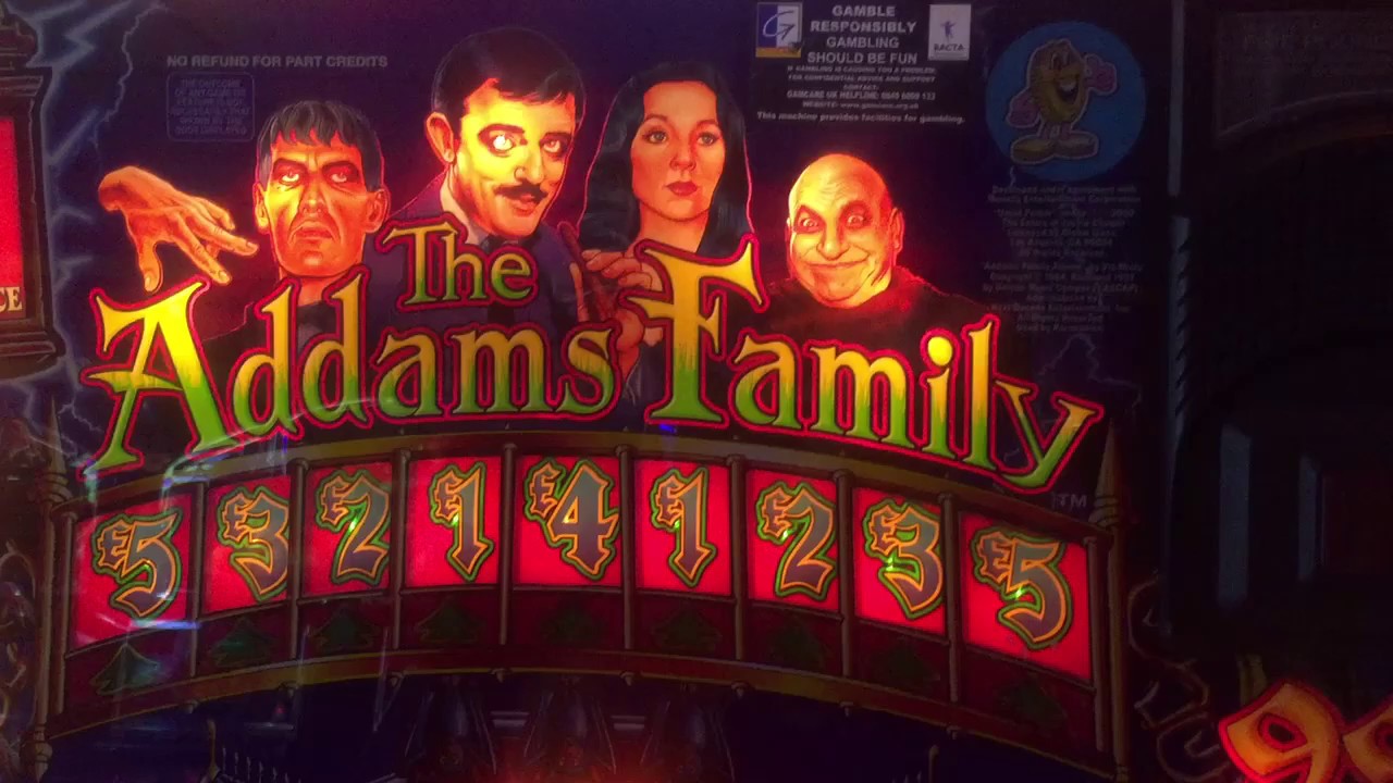 The Addams Family £5 jackpot fruit machine