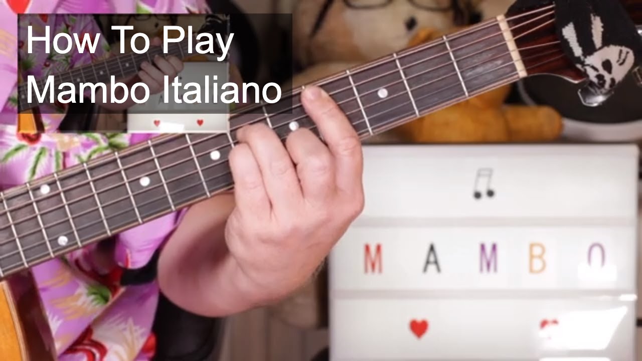 'Mambo Italiano' Dean Martin Guitar Lesson