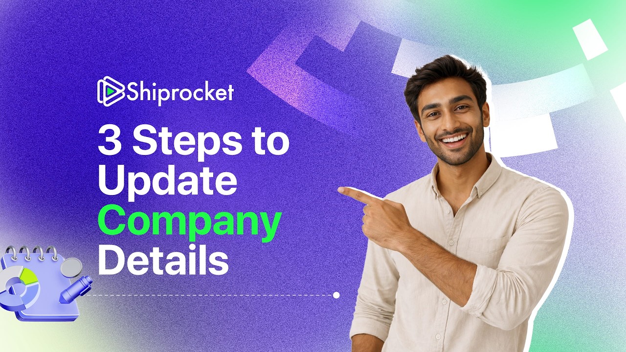 Edit Company Details in Shiprocket Dashboard | Step-by-Step Guide