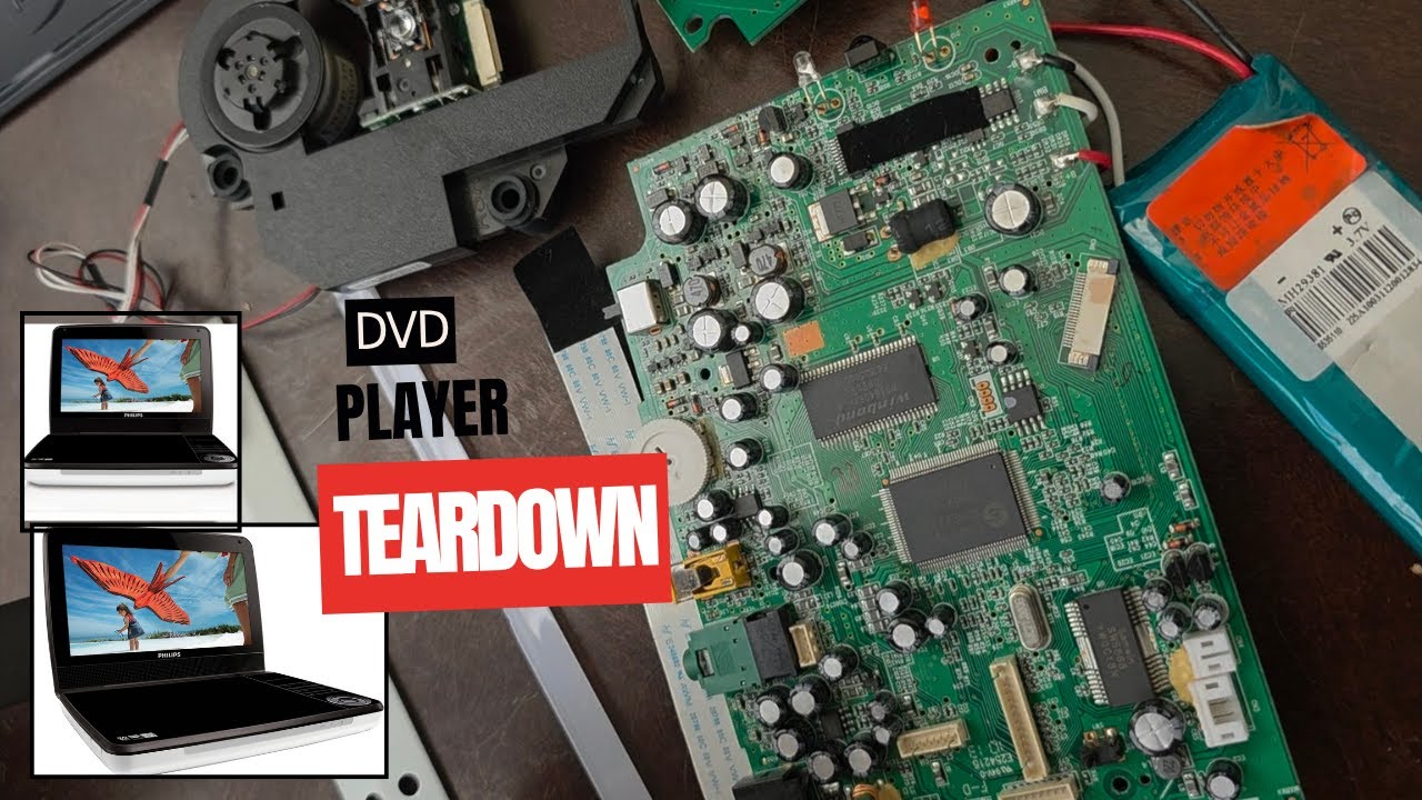 Philips PD9000 Portable DVD Player Teardown