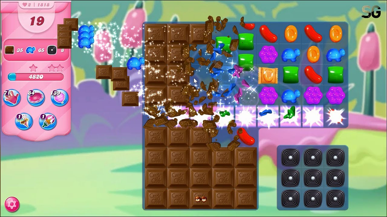 Candy Crush Saga Level 1818 (2021 Version)