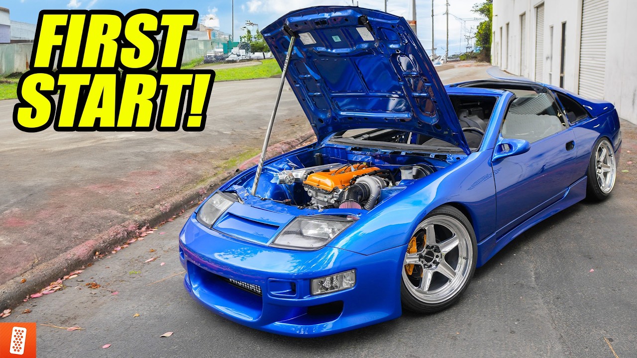 Starting our SR20DET Swapped Nissan 300ZX for the FIRST TIME EVER!!! (Did not go as planned)
