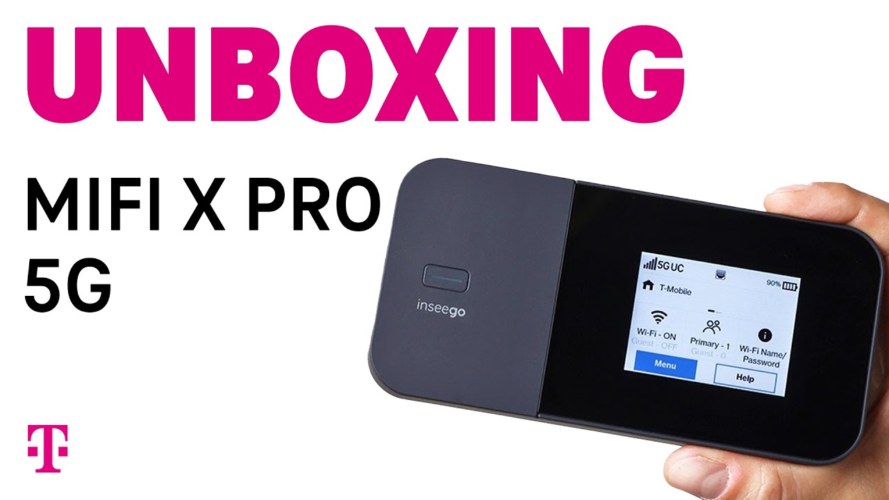 Распаковка и настройка точки доступа INSEEGO MiFi X Pro 5G | T-Mobile