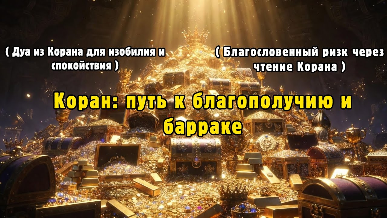 Коран об изобилии и благословениях, а также аяты, расширяющие понятие рика (обеспечение ризки).