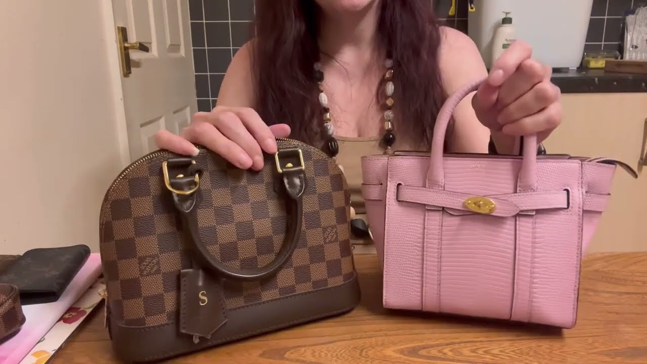 Comparison Between Mulberry Micro Zipped Bayswater and Louis Vuitton Alma BB | Always Sophie