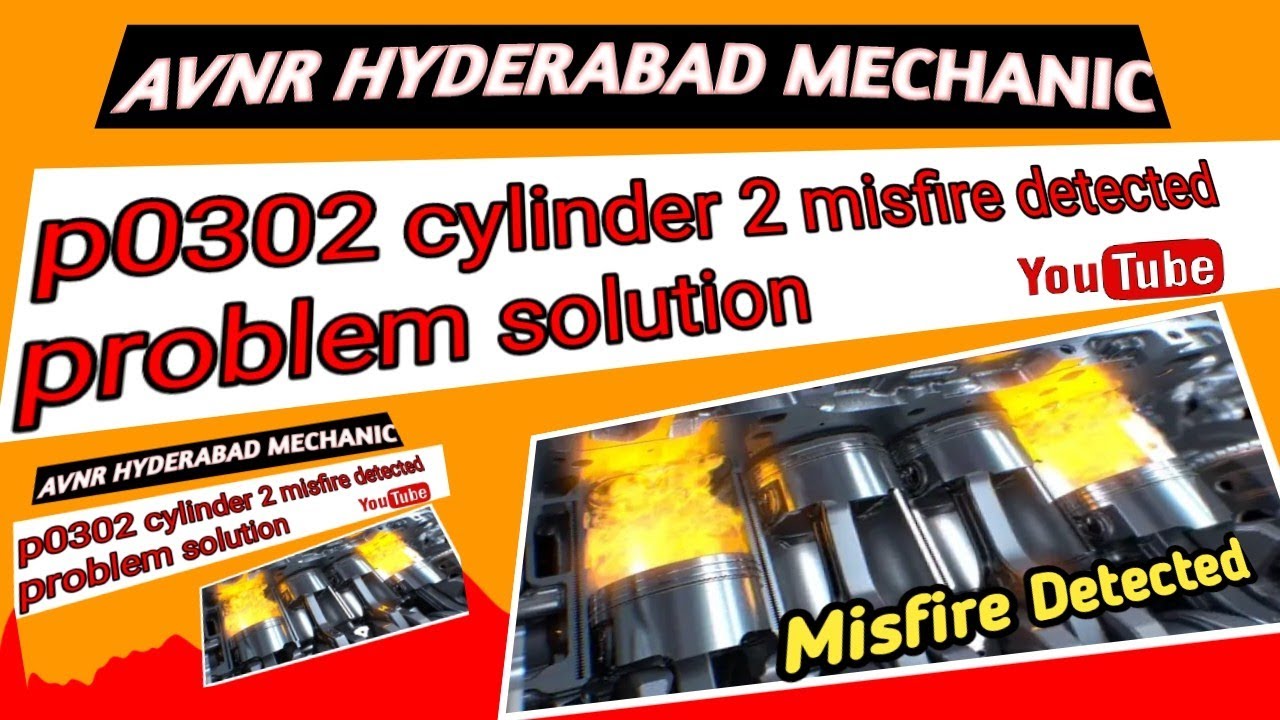 p0302 cylinder 2 misfire detected problem solution  | how to fix p0302 Engine code