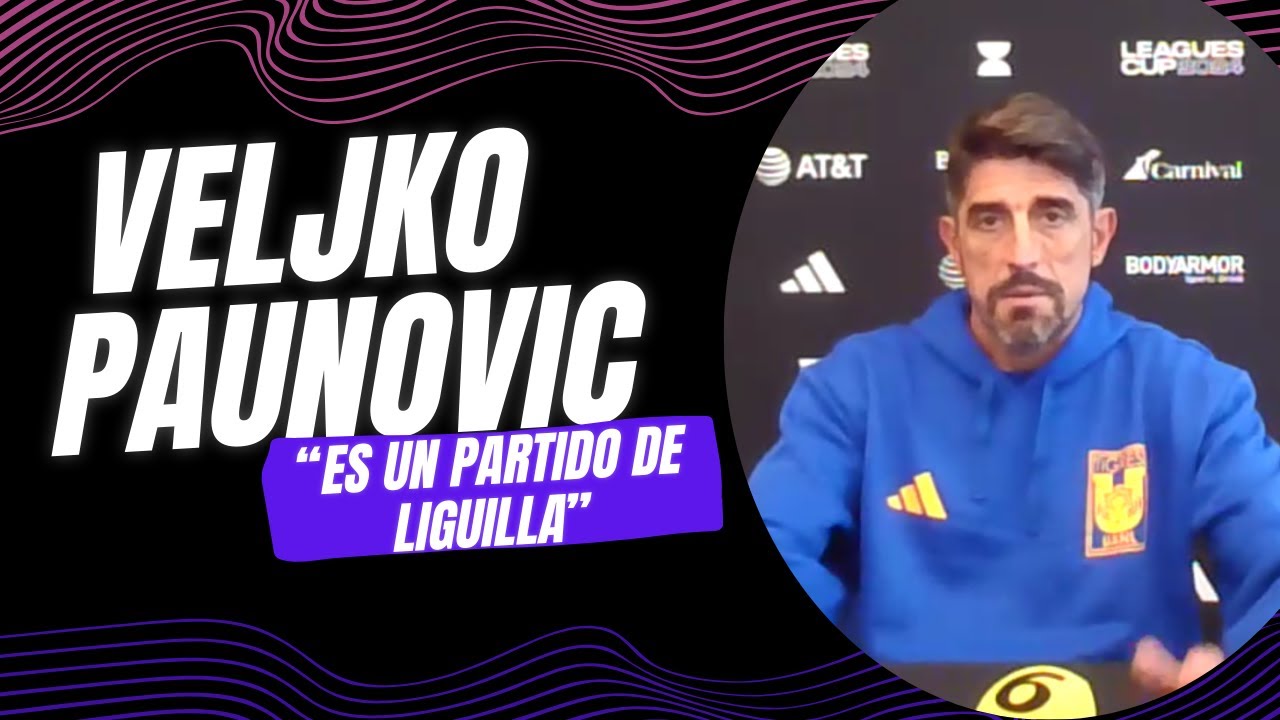 TIGRES VS PACHUCA VELJKO PAUNOVIC Conferencia Pre Partido