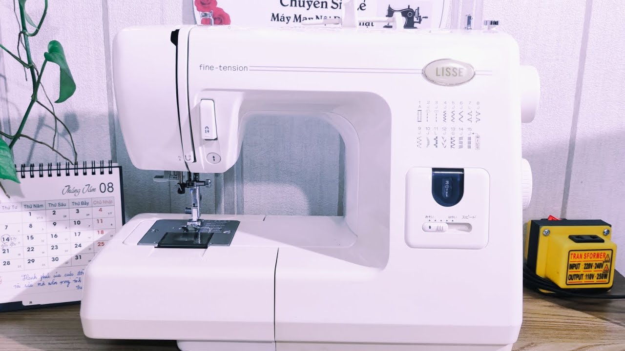 Hướng dẫn sử dụng máy may gia đình brother Lisse. Máy may Nhật. LH 0379217236