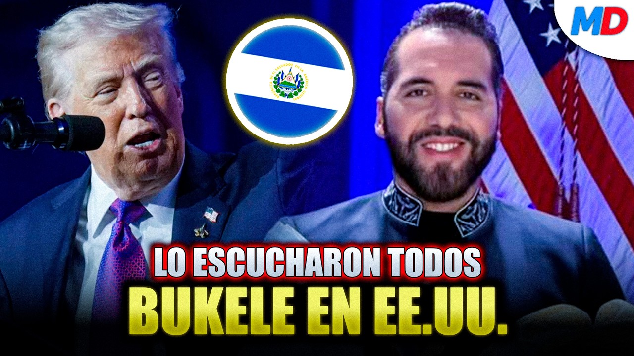 Bukele habló en EE.UU. y Trump lo reconoce como aliado clave