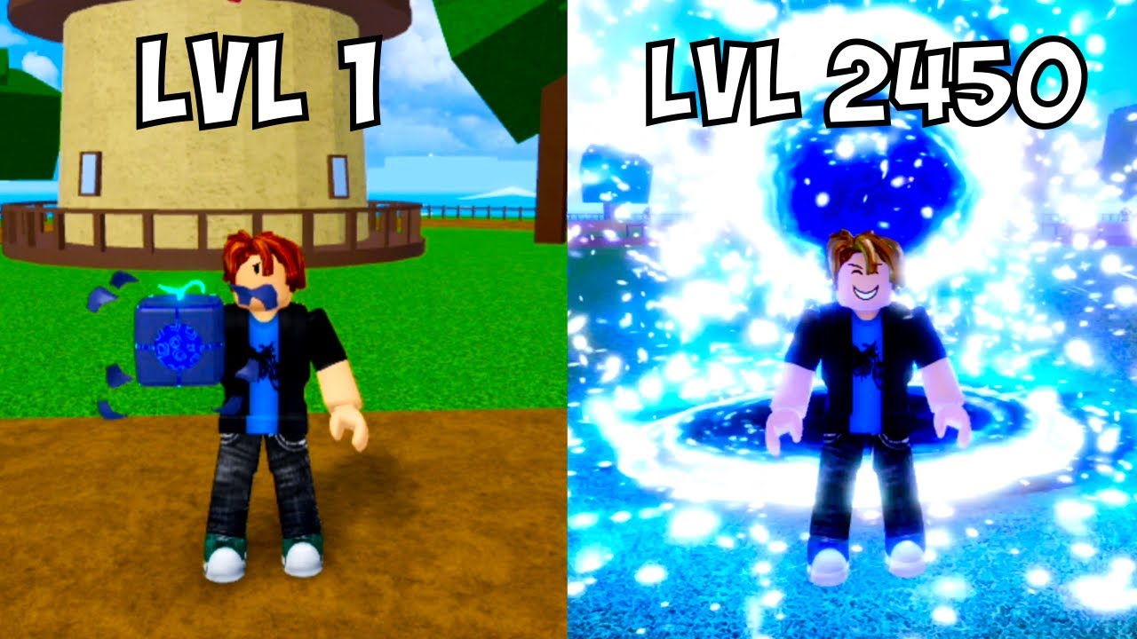 Noob to Max Lvl Using PORTAL Fruit in Bloxfruits