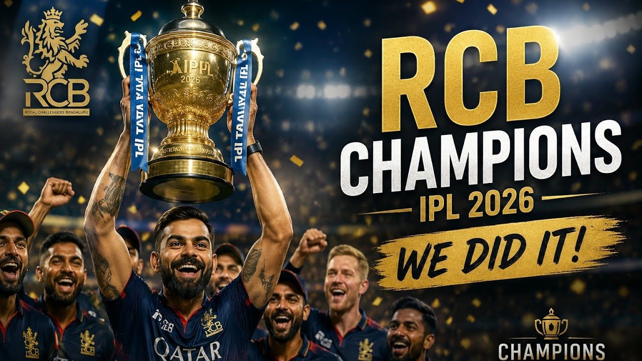 RCB Winning Moment 💥 IPL 2026 Final | RCB IPL 2026 Champions | RCB Champion Celebration 2026