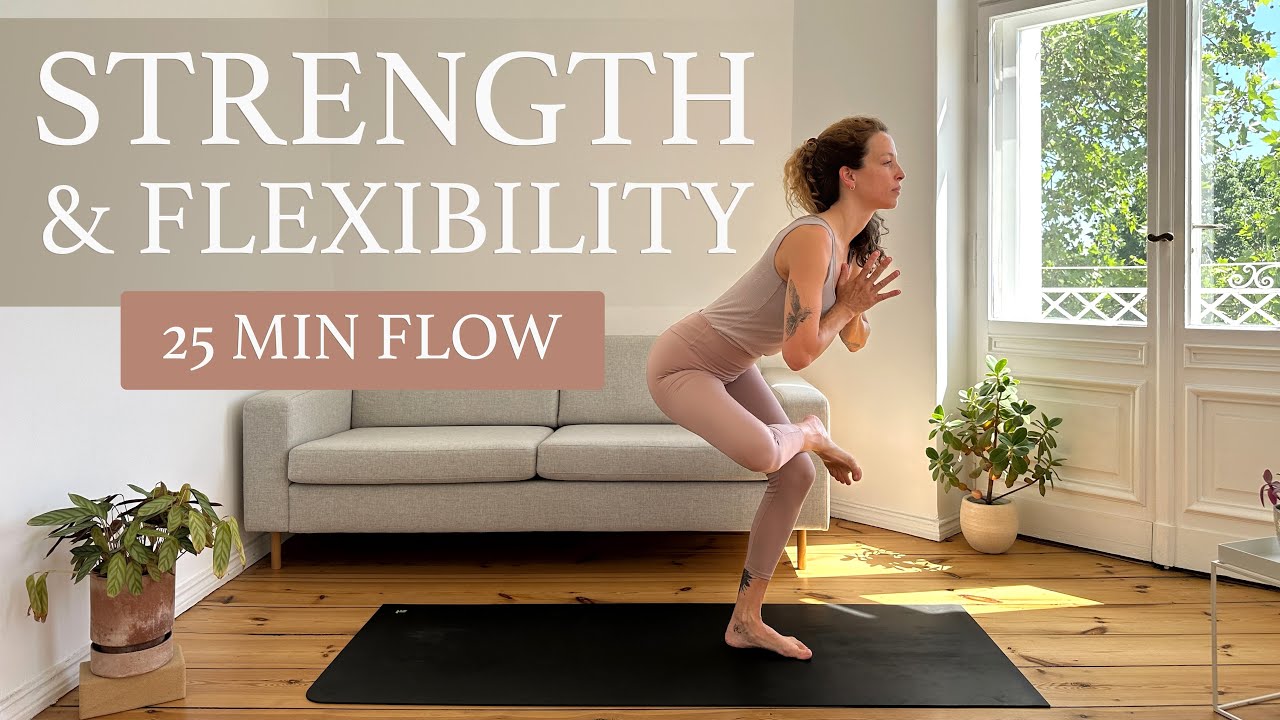Fluid Yoga Flow for Strength and Flexibility | 25 Min Vinyasa Flow