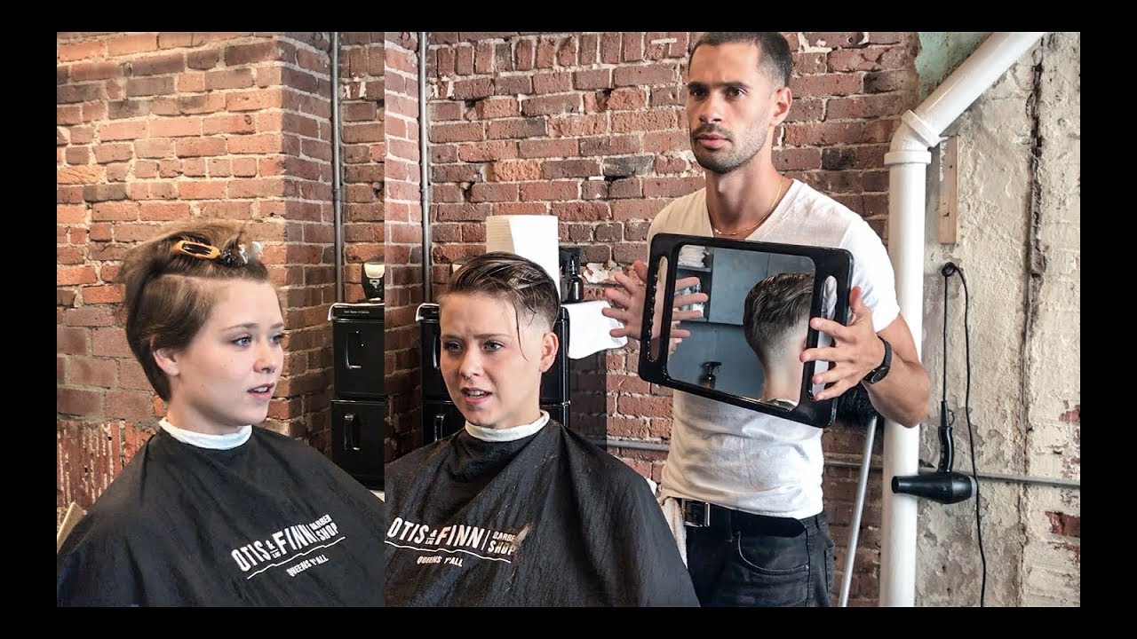 Women's Haircut | Low Drop Skin fade Undercut | Long Textured Top